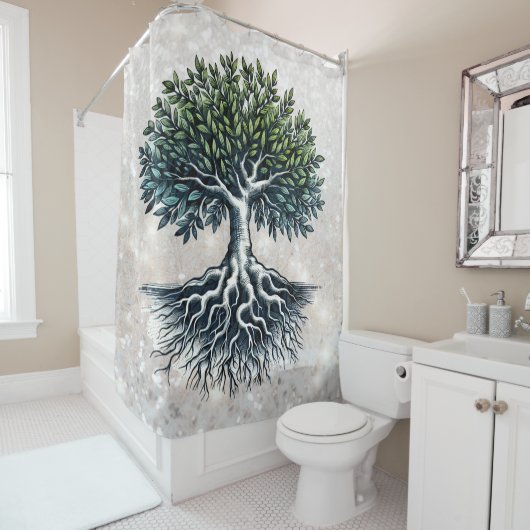 Lebensbaum Duschvorhang (Beispiel)