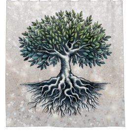 Lebensbaum Duschvorhang