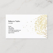 Lebensbaum eines einzigartigen Therapeuten Visitenkarte (Rückseite)