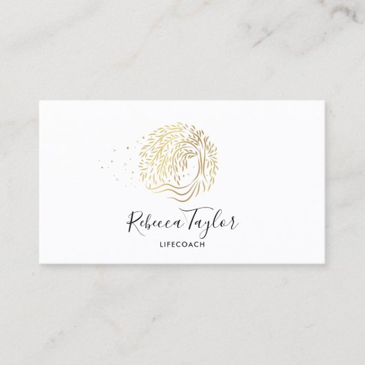 Lebensbaum eines einzigartigen Therapeuten Visitenkarte (Vorderseite)
