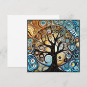 Lebensbaum Einladung (Vorne/Hinten)