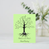 Lebensbaum Einladung (Stehend Vorderseite)