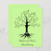 Lebensbaum Einladung (Vorne/Hinten)