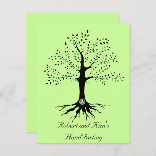 Lebensbaum Einladung (Vorne/Hinten)