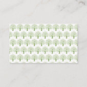 Lebensbaum, elegante Hochzeitsseite Begleitkarte (Rückseite)