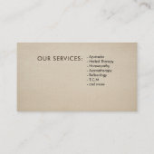 Lebensbaum - Evolution - DNA Visitenkarte (Rückseite)