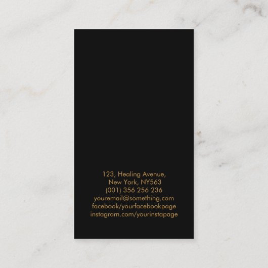 Lebensbaum - Evolution - DNA Visitenkarte (Rückseite)