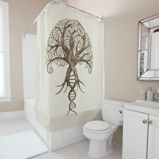 Lebensbaum - Evolution Duschvorhang (Beispiel)