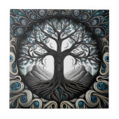 Lebensbaum Fliese (Vorderseite)