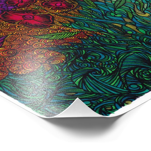 Lebensbaum Fotodruck (Ecke)