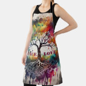 LEBENSBAUM. Frieden, Liebe (editierbar) Schürze (InSitu)