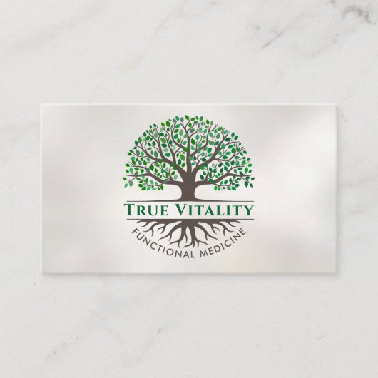 Lebensbaum - Funktionsmedizin Visitenkarte (Vorderseite)
