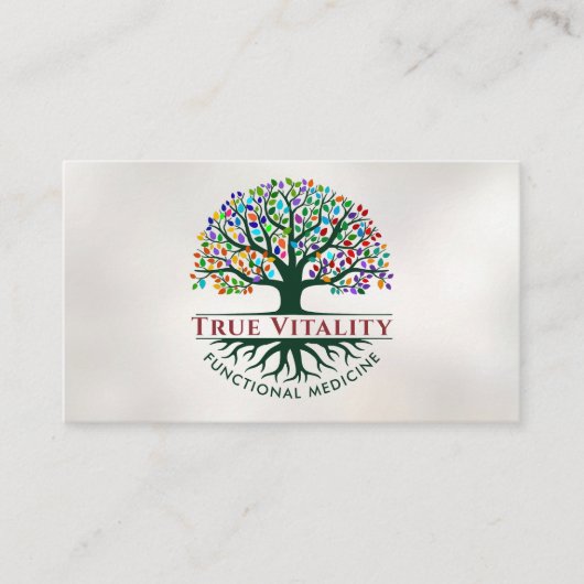 Lebensbaum - Funktionsmedizin Visitenkarte (Vorderseite)