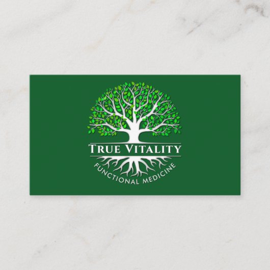Lebensbaum - Funktionsmedizin Visitenkarte (Vorderseite)