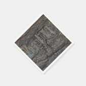 Lebensbaum für 4 Papier Servietten (Ecke)