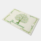 Lebensbaum Fußmatte (Schrägansicht)