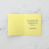 Lebensbaum Geburtstag Karte (Innenseite)