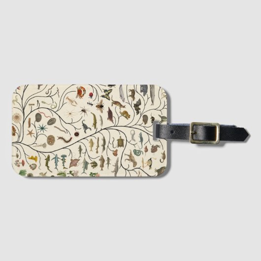 Lebensbaum Gepäckanhänger (Vorderseite (Horizontal))