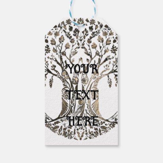 Lebensbaum Geschenkanhänger (Rückseite)