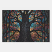 Lebensbaum Geschenkpapier Set (Vorderseite)