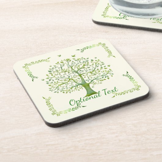 Lebensbaum Getränkeuntersetzer (Linke Seite)