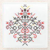 LEBENSBAUM GLASUNTERSETZER (Vorderseite)