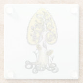 Lebensbaum Glasuntersetzer (Rückseite)