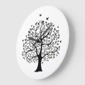 Lebensbaum Große Wanduhr (Winkel)