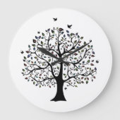 Lebensbaum Große Wanduhr (Vorderseite)