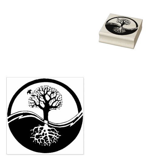 Lebensbaum Gummistempel (Stempel)