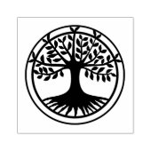 Lebensbaum Gummistempel (Prägung)