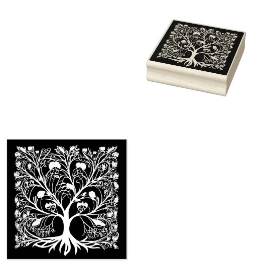 Lebensbaum Gummistempel (Stempel)