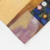 Lebensbaum Gustav Klimt Fleecedecke (Ecke)