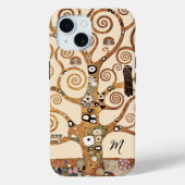 Lebensbaum Gustav Klimt Monogram Case-Mate iPhone Hülle (Rückseite)