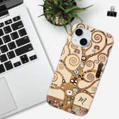 Lebensbaum Gustav Klimt Monogram iPhone 15 Hülle