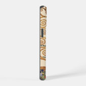 Lebensbaum Gustav Klimt Monogram iPhone 15 Hülle (Rechte Seite)