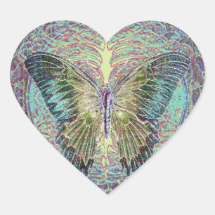 Lebensbaum Herz-Aufkleber