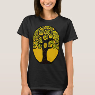 Lebensbaum im Stil von Gustav Klimt T-Shirt