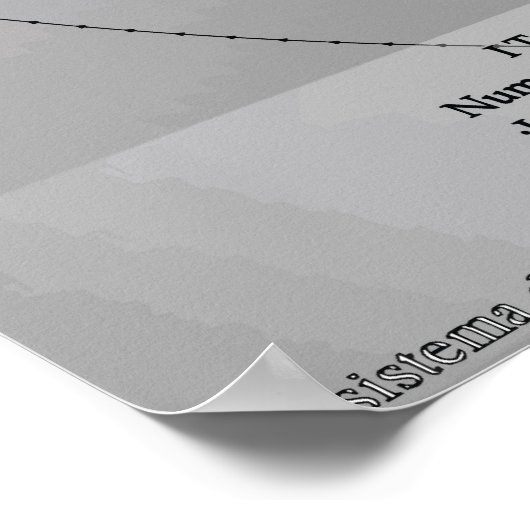 Lebensbaum Italienisch Poster (Ecke)