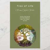 Lebensbaum | Jahreszeiten Flyer (Hinten)