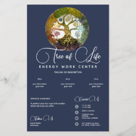 Lebensbaum | Jahreszeiten Flyer