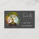 Lebensbaum | Jahreszeiten Visitenkarte (Vorderseite)