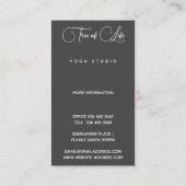 Lebensbaum | Jahreszeiten Visitenkarte (Rückseite)