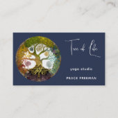 Lebensbaum | Jahreszeiten Visitenkarte (Vorderseite)