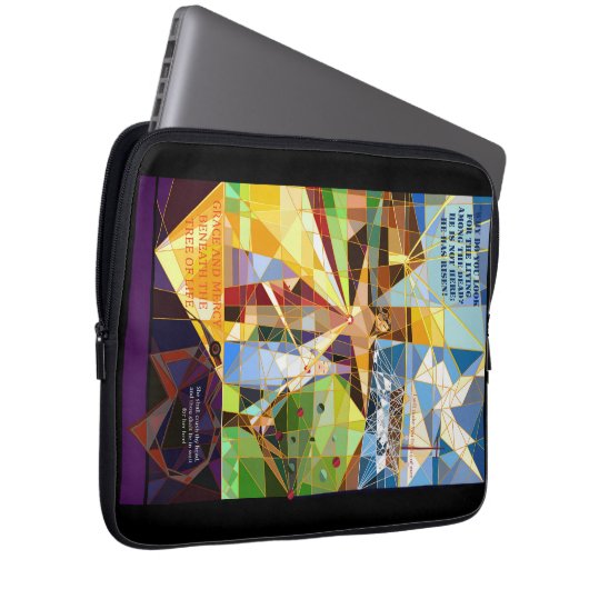 Lebensbaum Jesus Christlich Laptopschutzhülle (Vorne Rechts)