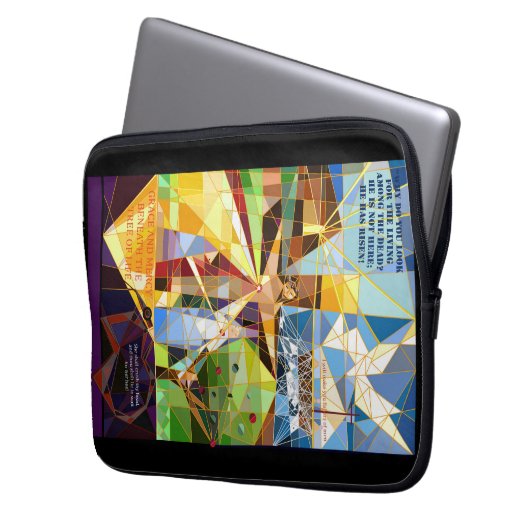 Lebensbaum Jesus Christlich Laptopschutzhülle (Vorderseite Links)