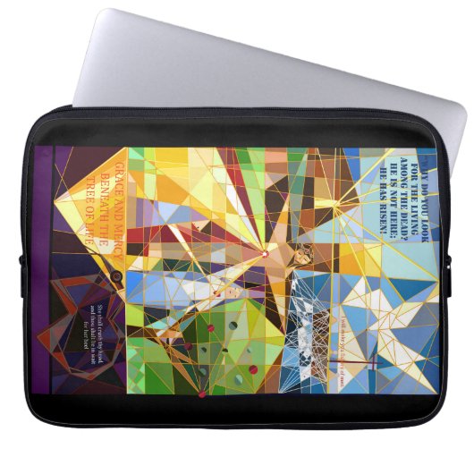 Lebensbaum Jesus Christlich Laptopschutzhülle (Vorderseite)