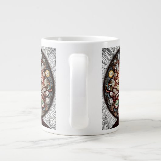 Lebensbaum Jumbo-Tasse (Rückseite)
