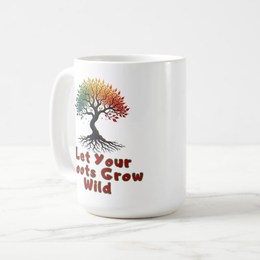 Lebensbaum Kaffeetasse (Vorderseite Links)