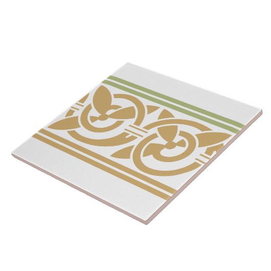 Lebensbaum Keltische Muster Frieze Fliese (Seite)